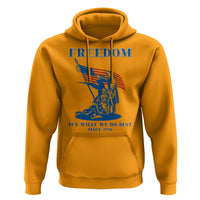 Freedom It’s What We Do Best Since 1776 Hoodie Revolutionary War Patriot Battle Scene