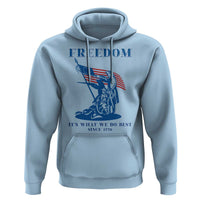 Freedom It’s What We Do Best Since 1776 Hoodie Revolutionary War Patriot Battle Scene