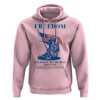 Freedom It’s What We Do Best Since 1776 Hoodie Revolutionary War Patriot Battle Scene