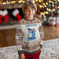 Freedom It’s What We Do Best Since 1776 Ugly Christmas Sweater Revolutionary War Patriot Battle Scene