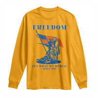 Freedom It’s What We Do Best Since 1776 Long Sleeve Shirt Revolutionary War Patriot Battle Scene