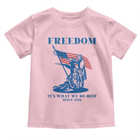 Freedom It’s What We Do Best Since 1776 Toddler T Shirt Revolutionary War Patriot Battle Scene