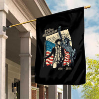 250th Anniversary 1776-2026 We The People Garden Flag George Washington and Statue of Liberty History Pride