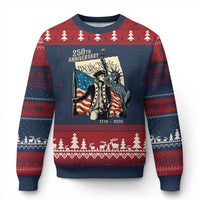 250th Anniversary 1776-2026 We The People Ugly Christmas Sweater George Washington and Statue of Liberty History Pride