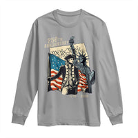 250th Anniversary 1776-2026 We The People Long Sleeve Shirt George Washington and Statue of Liberty History Pride