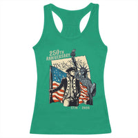 250th Anniversary 1776-2026 We The People Racerback Tank Top George Washington and Statue of Liberty History Pride