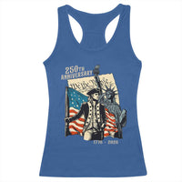 250th Anniversary 1776-2026 We The People Racerback Tank Top George Washington and Statue of Liberty History Pride