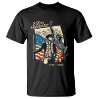 250th Anniversary 1776-2026 We The People T Shirt George Washington and Statue of Liberty History Pride