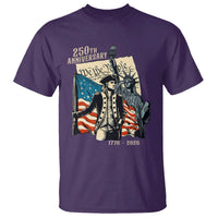 250th Anniversary 1776-2026 We The People T Shirt George Washington and Statue of Liberty History Pride