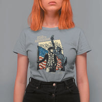 250th Anniversary 1776-2026 We The People T Shirt For Women George Washington and Statue of Liberty History Pride