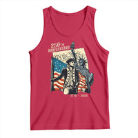 250th Anniversary 1776-2026 We The People Tank Top George Washington and Statue of Liberty History Pride
