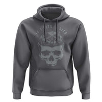 If I Fits I Sits Funny Cat in Skull Hoodie Dark Aesthetic Goth Cat Lover Gift for Macabre and Meme Fans