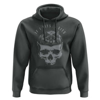 If I Fits I Sits Funny Cat in Skull Hoodie Dark Aesthetic Goth Cat Lover Gift for Macabre and Meme Fans
