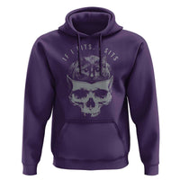 If I Fits I Sits Funny Cat in Skull Hoodie Dark Aesthetic Goth Cat Lover Gift for Macabre and Meme Fans