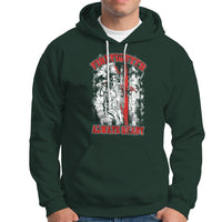 Firefighter Hoodie Firefighter Always Ready Fireman American Flag Thin Red Line - Wonder Print Shop