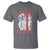Firefighter T Shirt Firefighter Always Ready Fireman American Flag Thin Red Line - Wonder Print Shop
