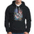 Funny Fishing Hoodie Fishing American Flag Vintage USA Bass Fisherman Gift - Wonder Print Shop