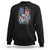 Funny Fishing Sweatshirt Fishing American Flag Vintage USA Bass Fisherman Gift - Wonder Print Shop