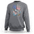 Funny Fishing Sweatshirt Fishing American Flag Vintage USA Bass Fisherman Gift - Wonder Print Shop