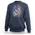 Funny Fishing Sweatshirt Fishing American Flag Vintage USA Bass Fisherman Gift - Wonder Print Shop
