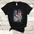 Funny Fishing T Shirt Fishing American Flag Vintage USA Bass Fisherman Gift - Wonder Print Shop