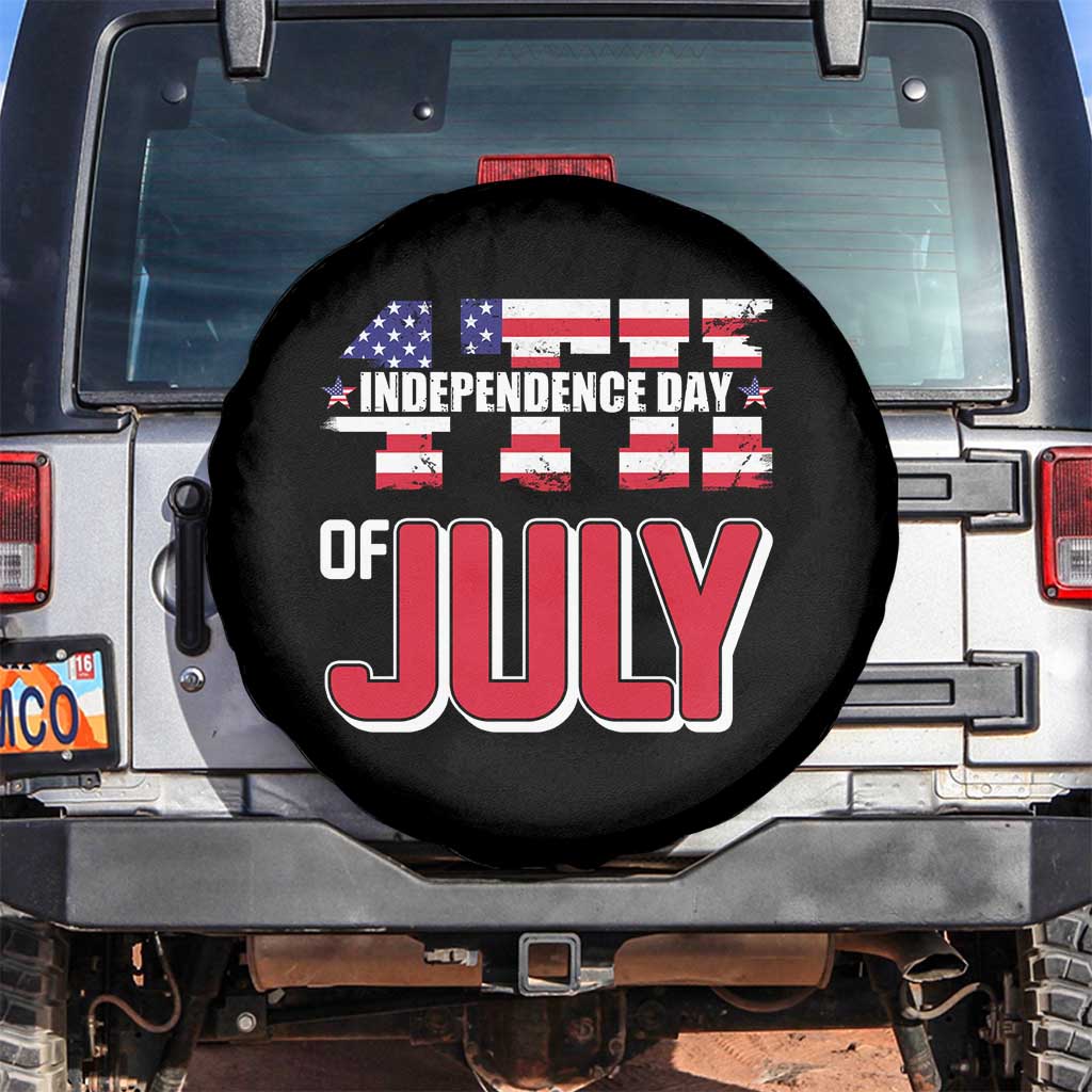 Happy 4th of July Spare Tire Cover American Independence Day