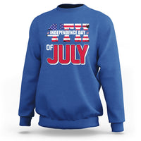 4th of July Sweatshirt Happy 4th Of July Independence Day American Kid Women Men - Wonder Print Shop