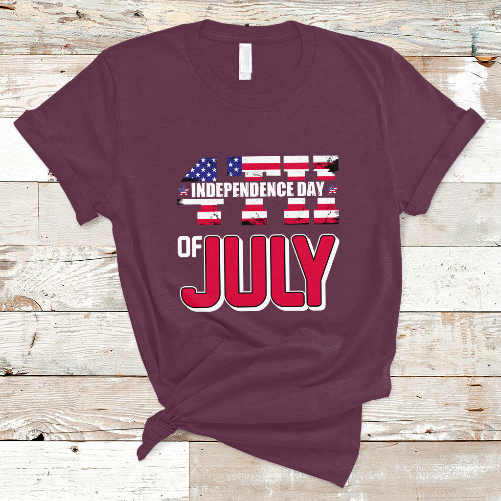 4th of July T Shirt Happy 4th Of July Independence Day American Kid Women Men - Wonder Print Shop