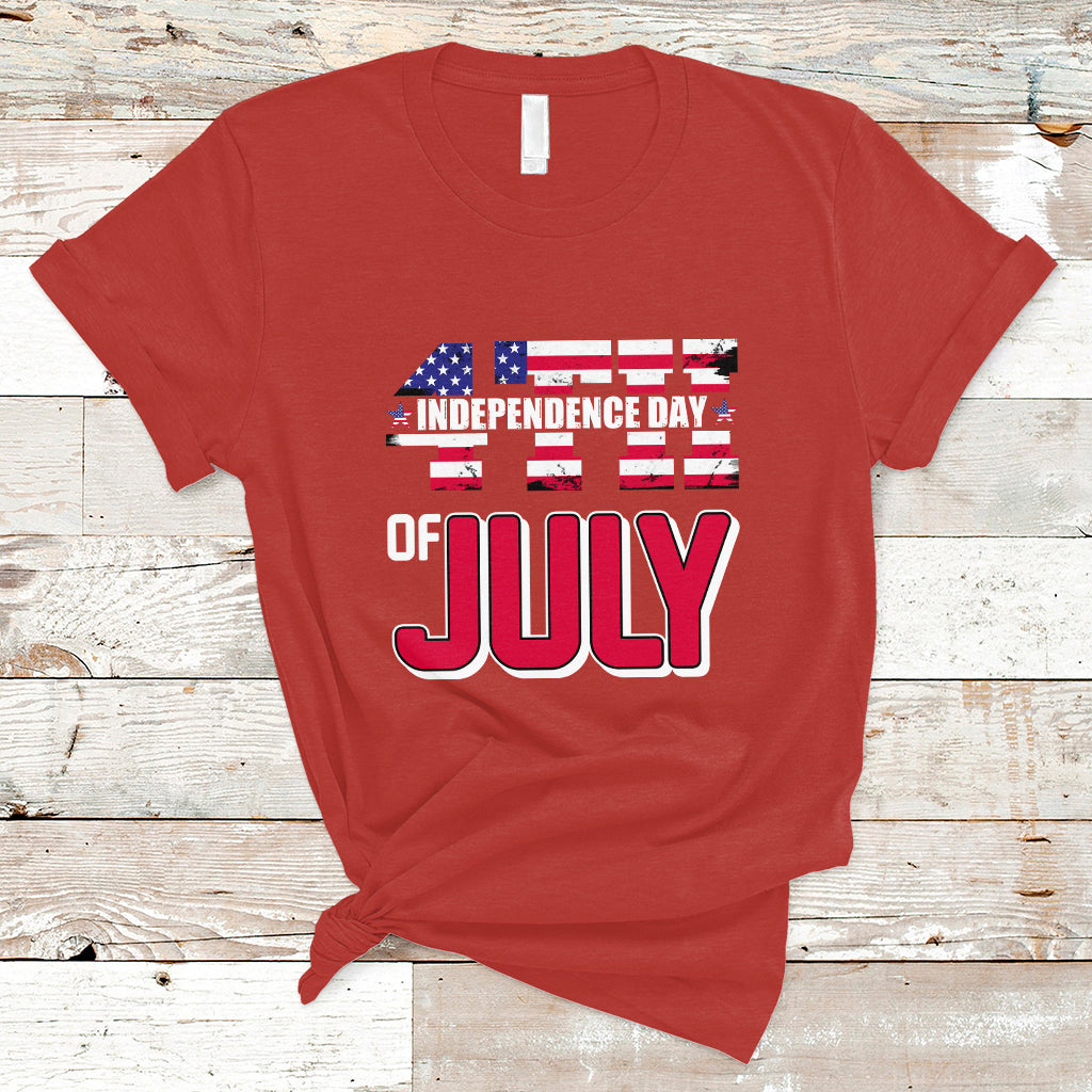 4th of July T Shirt Happy 4th Of July Independence Day American Kid Women Men - Wonder Print Shop
