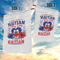 May 18th Haitian Flag Day Floral Hibiscus Garden Flag Proud To Be Haitian Heritage Pride