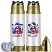 May 18th Haitian Flag Day Floral Hibiscus Bullet Tumbler Proud To Be Haitian Heritage Pride