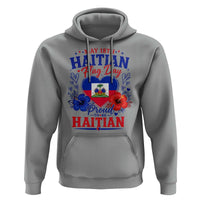 May 18th Haitian Flag Day Floral Hibiscus Hoodie Proud To Be Haitian Heritage Pride