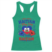 May 18th Haitian Flag Day Floral Hibiscus Racerback Tank Top Proud To Be Haitian Heritage Pride