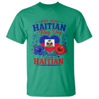 May 18th Haitian Flag Day Floral Hibiscus T Shirt Proud To Be Haitian Heritage Pride