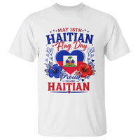 May 18th Haitian Flag Day Floral Hibiscus T Shirt Proud To Be Haitian Heritage Pride
