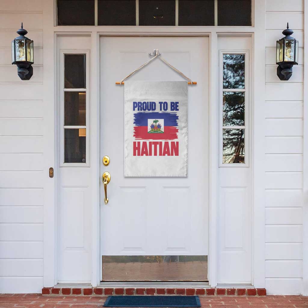 Proud To Be Haitian Garden Flag Haiti Flag Heritage Pride