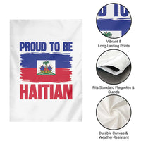 Proud To Be Haitian Garden Flag Haiti Flag Heritage Pride