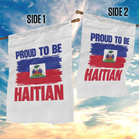 Proud To Be Haitian Garden Flag Haiti Flag Heritage Pride