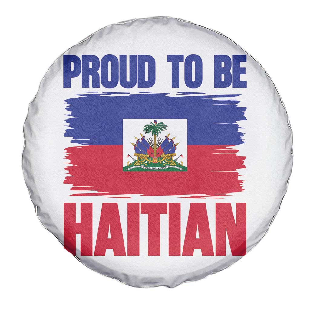 Proud To Be Haitian Spare Tire Cover Haiti Flag Heritage Pride