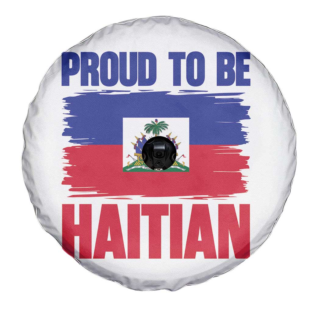Proud To Be Haitian Spare Tire Cover Haiti Flag Heritage Pride