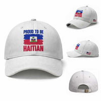 Proud To Be Haitian Baseball Cap Haiti Flag Heritage Pride