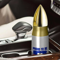Proud To Be Haitian Bullet Tumbler Haiti Flag Heritage Pride