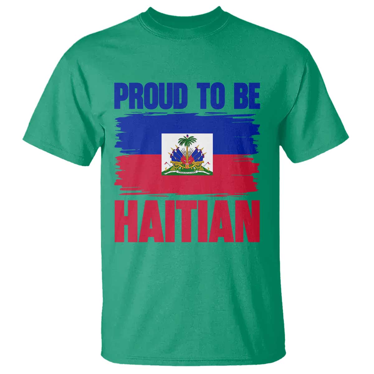 Proud To Be Haitian T Shirt Haiti Flag Heritage Pride