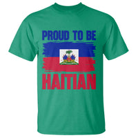 Proud To Be Haitian T Shirt Haiti Flag Heritage Pride