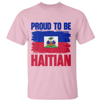 Proud To Be Haitian T Shirt Haiti Flag Heritage Pride