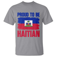 Proud To Be Haitian T Shirt Haiti Flag Heritage Pride