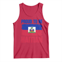 Proud To Be Haitian Tank Top Haiti Flag Heritage Pride