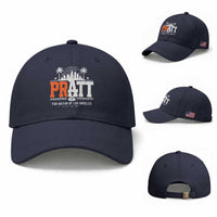 Pratt for Mayor of Los Angeles Retro Skyline Graphic Baseball Cap Support Local Leadership LA City California Pride