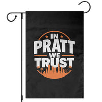 In Pratt We Trust Los Angeles Skyline Graphic Garden Flag Patriotic LA City California Pride Local Leadership