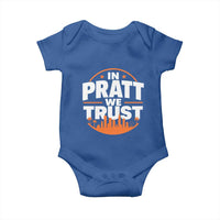 In Pratt We Trust Los Angeles Skyline Graphic Baby Onesie Patriotic LA City California Pride Local Leadership